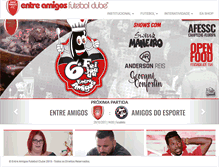 Tablet Screenshot of entreamigosfc.com.br